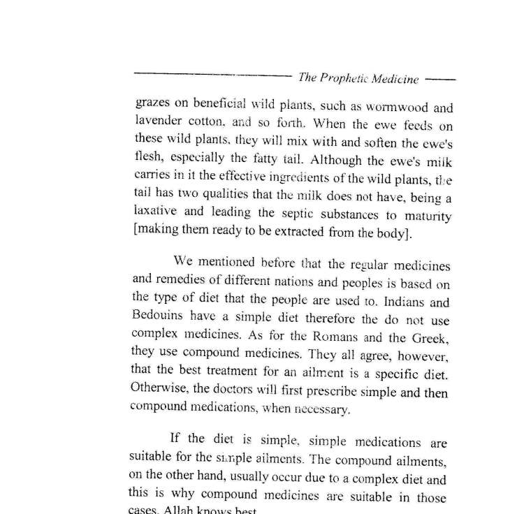 Tibb al Nabawi (Prophetic Medicine), Imam ibn Qayyim_Page_095 - Copy