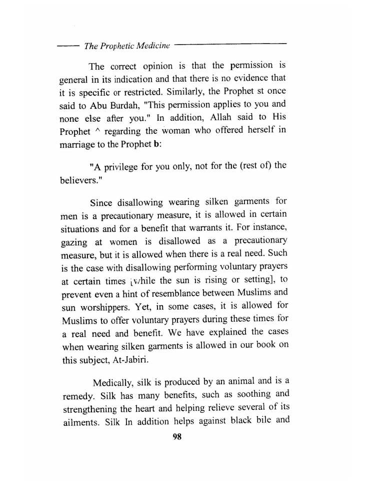 Tibb al Nabawi (Prophetic Medicine), Imam ibn Qayyim_Page_100