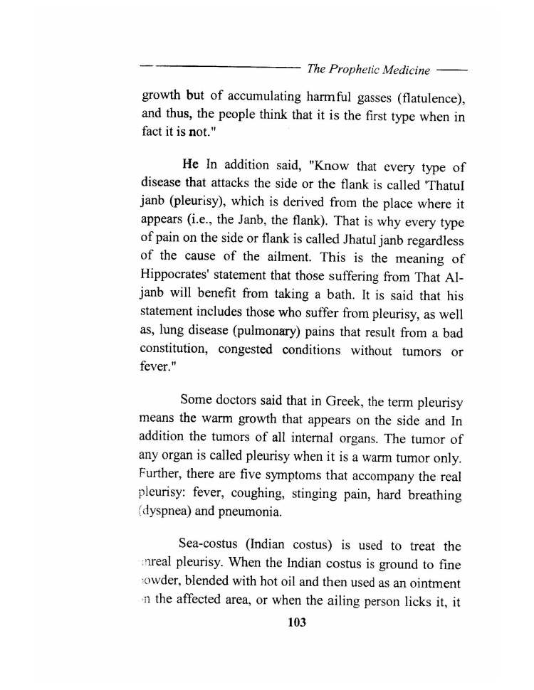 Tibb al Nabawi (Prophetic Medicine), Imam ibn Qayyim_Page_105