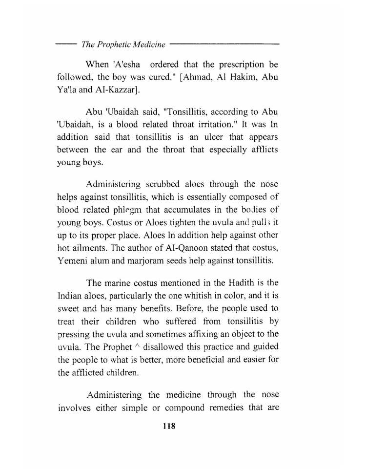 Tibb al Nabawi (Prophetic Medicine), Imam ibn Qayyim_Page_120